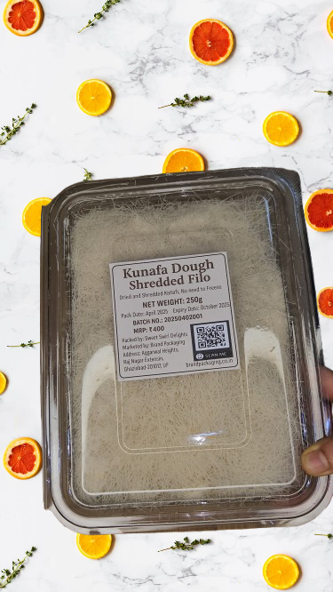 kunafa chocolate bar, premium kunafa india,kunafa dough, kataifi dough, kanafeh pastry, kunafa dessert base, crispy kunafa dough, kadaif dough, pastry threads