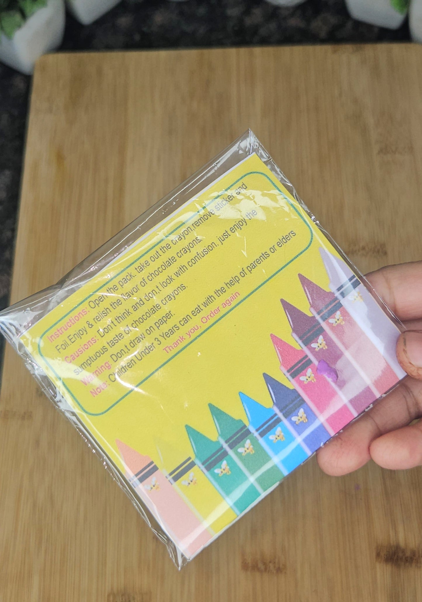 Small Crayon Packing Set of 12 (with 2 sticker Sheets) - With Stickers
