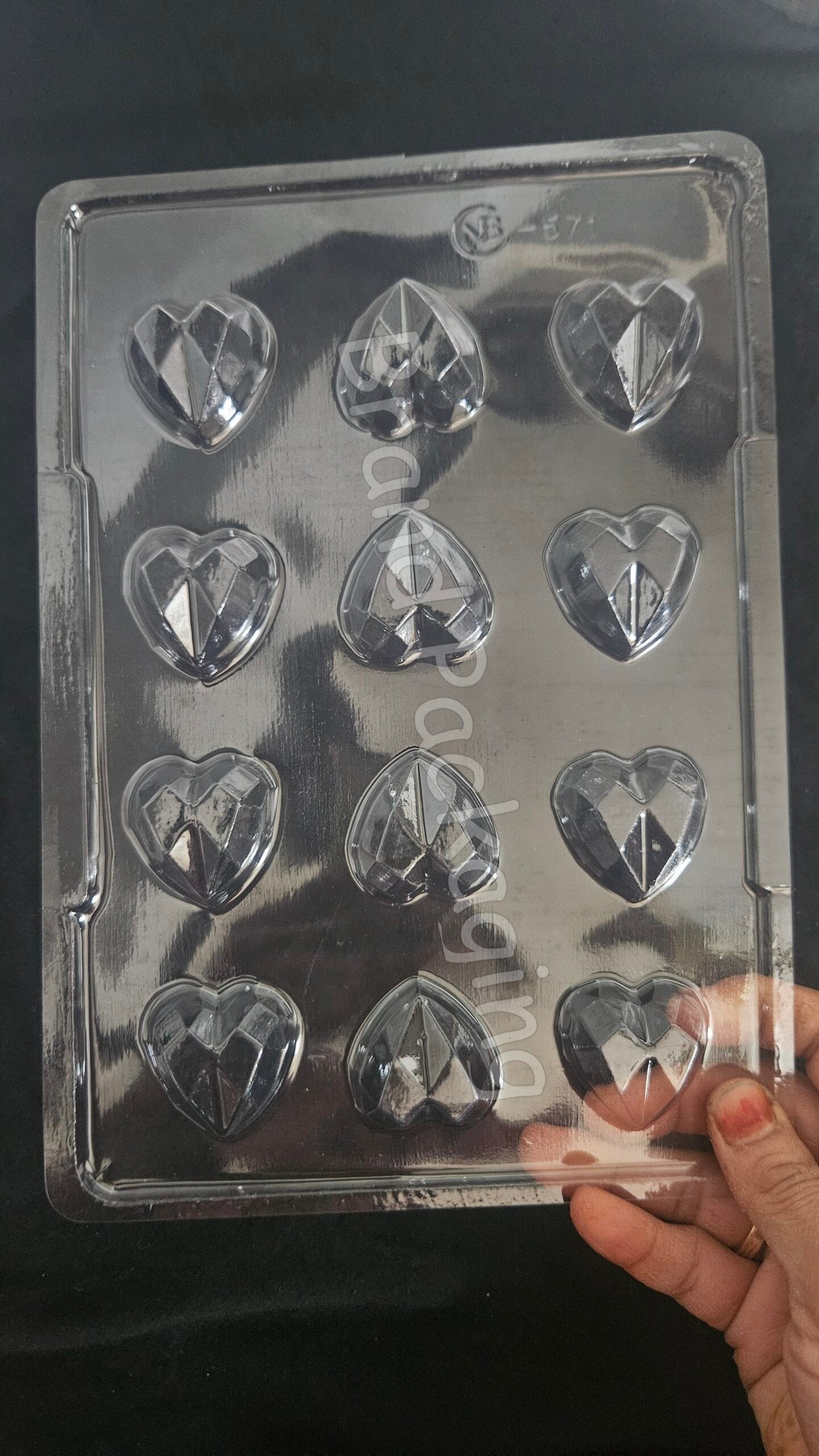 Small Pinata Shape Heart Chocolate Mould - 571