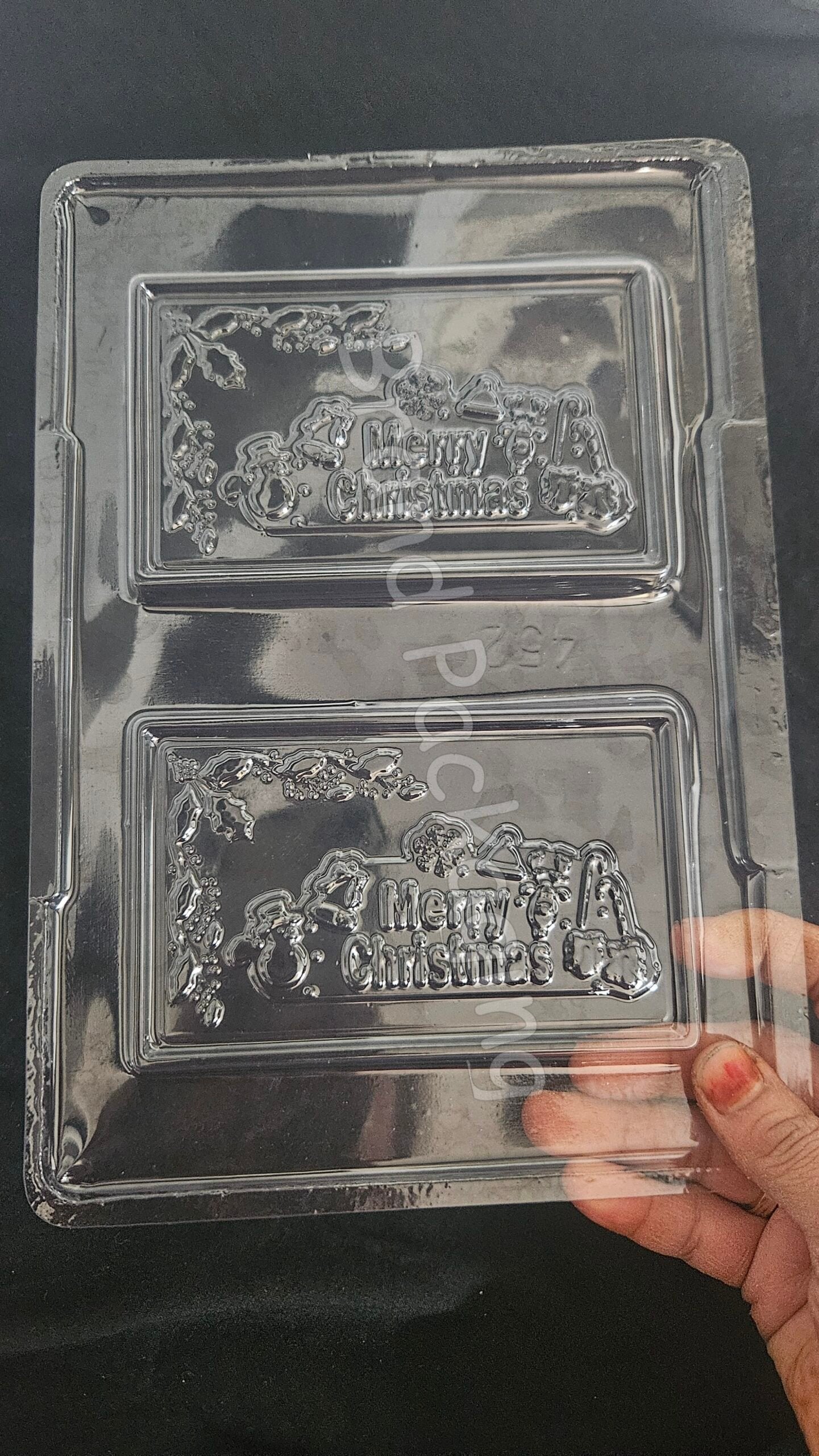 Merry Christmas Bar Mould - 452