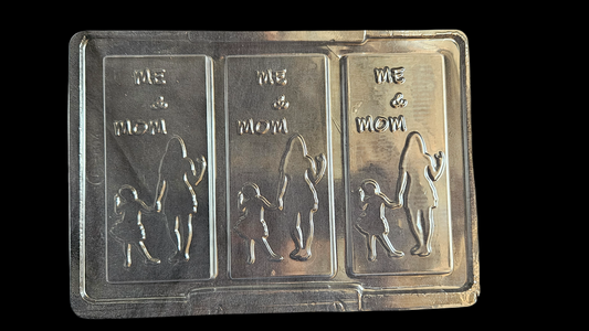 Me & Mom Plastic Chocolate Mould | Mother's Day Chocolate Mould - Perfect for Gifting on Mother’s Day & Women’s Day! 🍫🎁