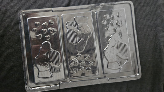 Couple Bar Chocolate Mould | Valentine Bar Chocolate Mould - 503