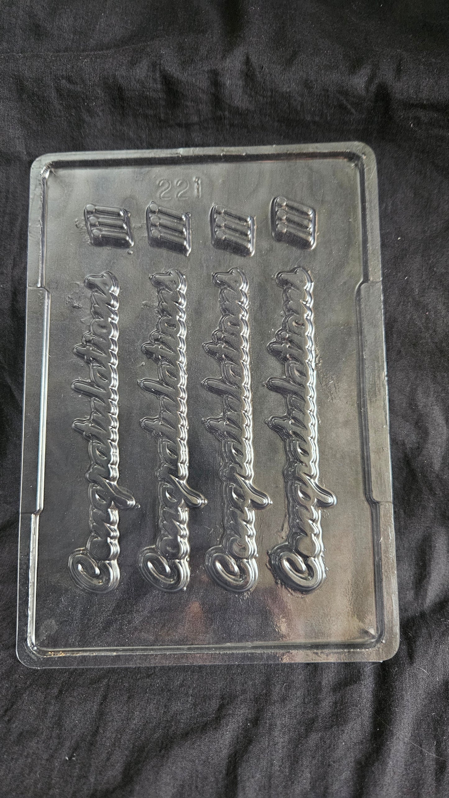Congratulations Text Chocolate Mould - 221