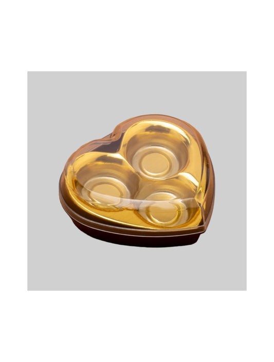 3 Cavity Acrylic Box for Chocolates & Truffles (Set of 10) Ferrero Rocher Chocolate Box