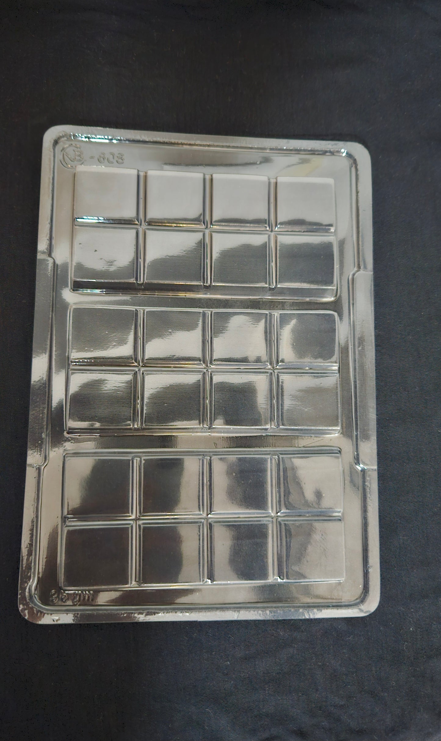Kunafa Chocolate Mould | 100gm Kunafa Chocolate Mould | PVC Kunafa Chocolate Mould 100gm - No.608