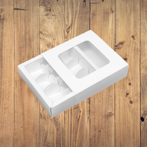 9 Cavity Chocolate Box (5.5x5.5x1.5 Inches) (Pack of 10)