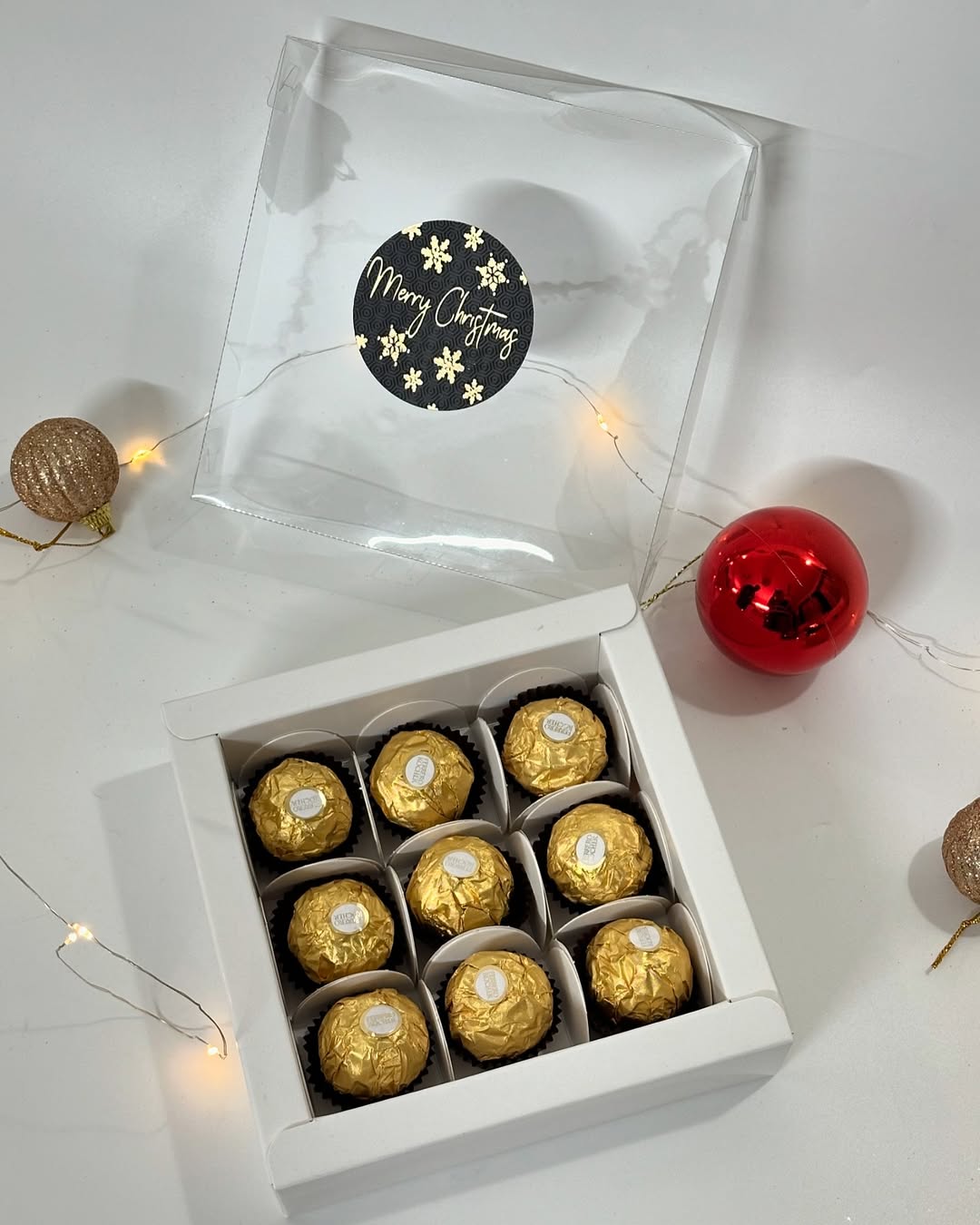 9 Cavity Multi-Purpose Chocolate Box | Gift Box for Chocolates, Candles, Truffles, Mithai (Pack of 10)