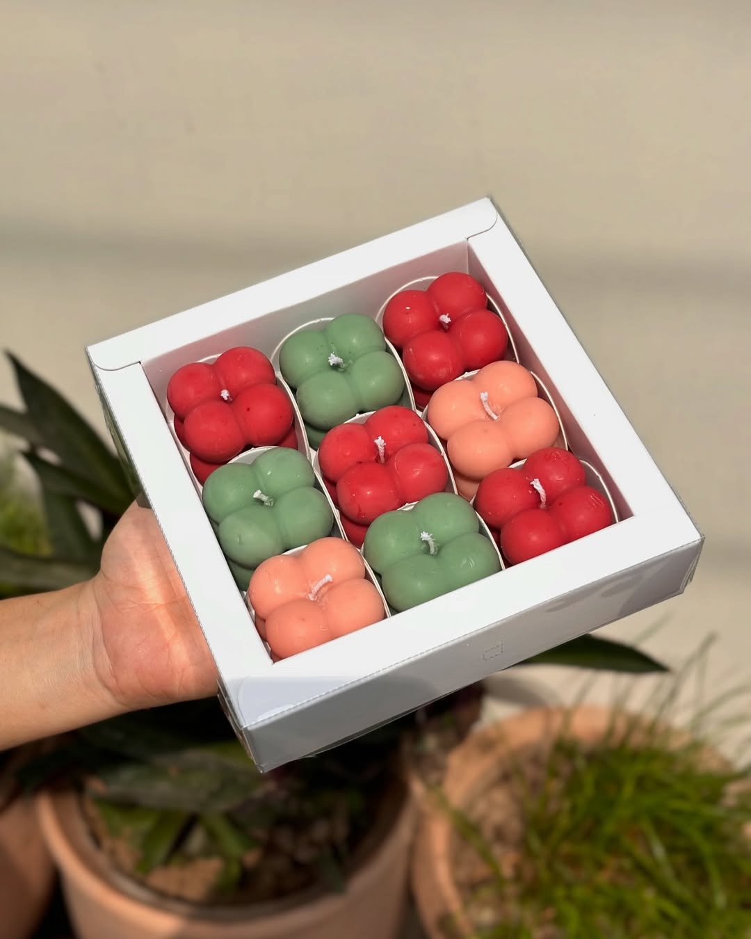 9 Cavity Multi-Purpose Chocolate Box | Gift Box for Chocolates, Candles, Truffles, Mithai (Pack of 10)