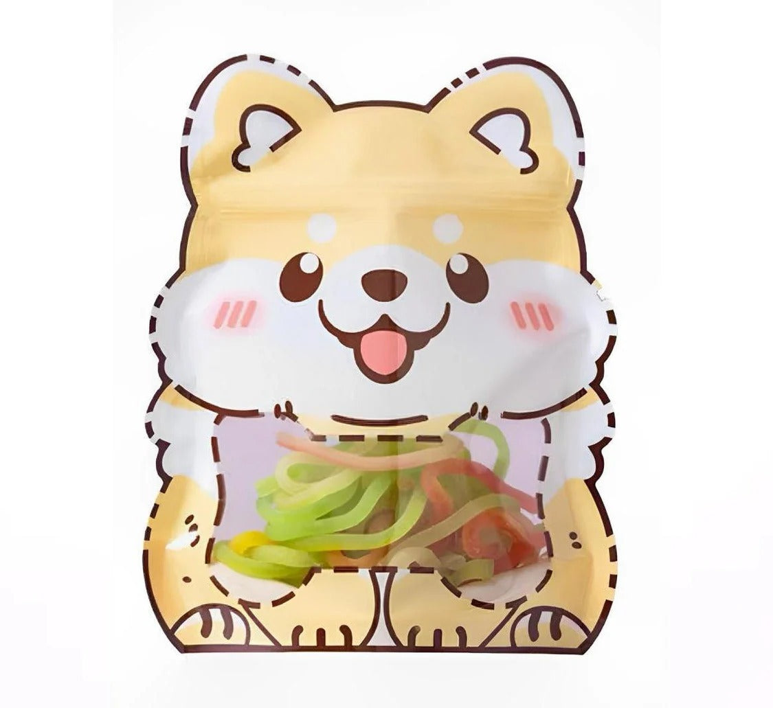 Different Animal Designs Zip Lock Bags| 10 in 1 mix Design |Stain-Resistant, Water-Resistant | Pack of 10