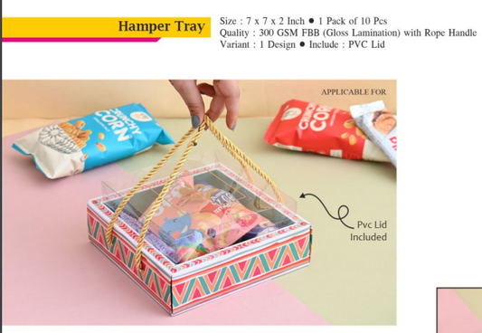 Multi Purpose Hamper Tray Box (Set of 2)