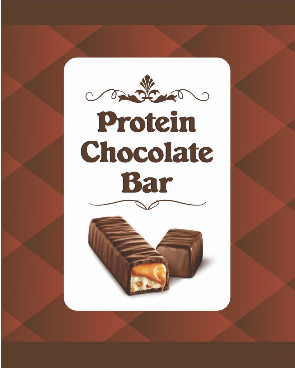 Protien Chocolate Bar Stickers (12 Stickers) (4*4 inch)