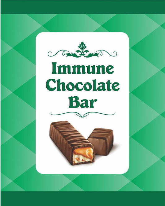 Immunity Energy Chocolate Bar Stickers (4 *4 inch)