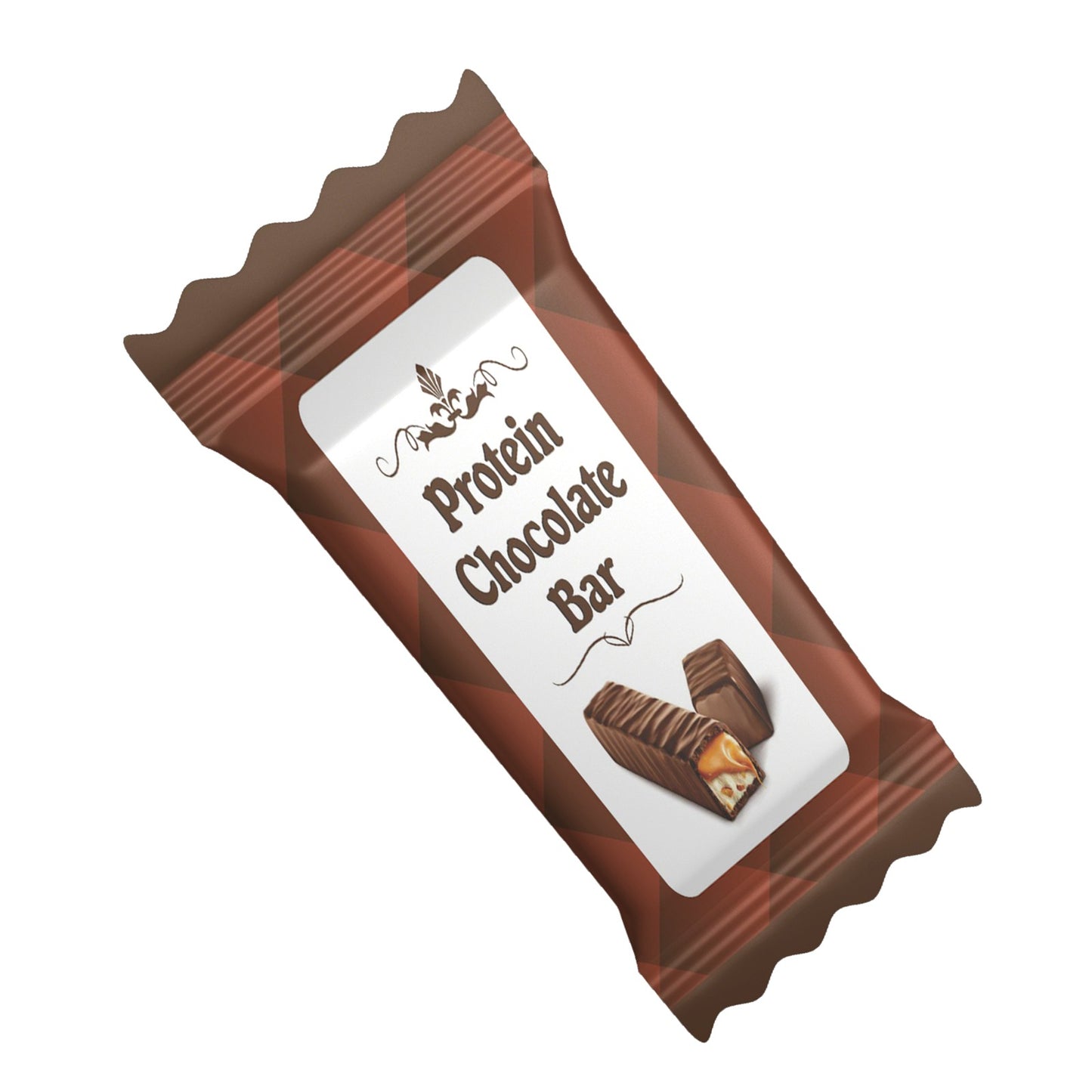 Protien Chocolate Bar Stickers (12 Stickers) (4*4 inch)