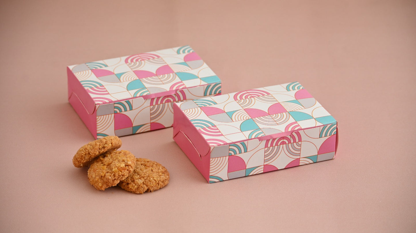 6 Cavity Multi Purpose Gift Hamper box (2 Mix designs) Pack of 10