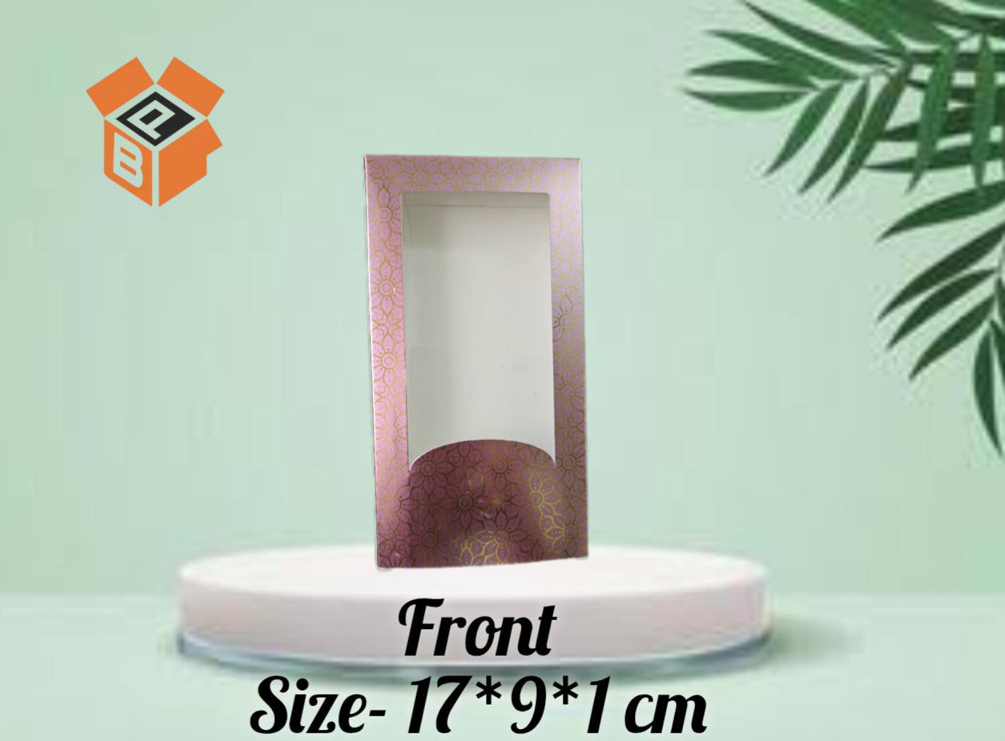 Big Chocolate Bar Packaging Box | Silicon Mould Chocolate Bar Box in Mix Design (Set of 10) Kunafa Bar Box