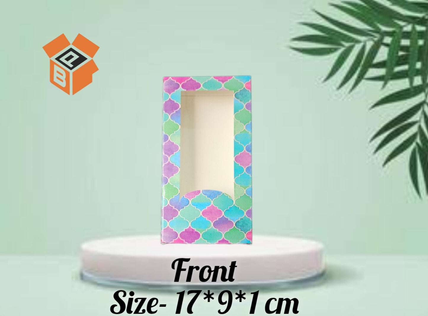 Big Chocolate Bar Packaging Box | Silicon Mould Chocolate Bar Box in Mix Design (Set of 10) Kunafa Bar Box