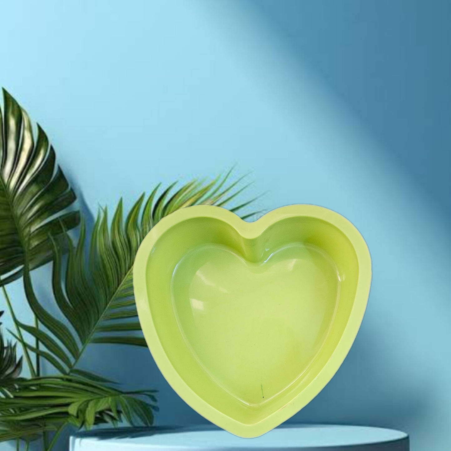 Heart Shape Silicon Cake Mould (7*2 inch)