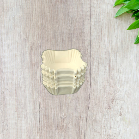 White Paper Cup for Chocolates/ Truffles/ Laddoos - Pack of 500