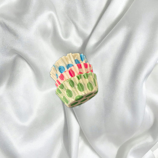 Polka Dot Paper Cup for Chocolates/ Truffles/ Laddoos - Pack of 500