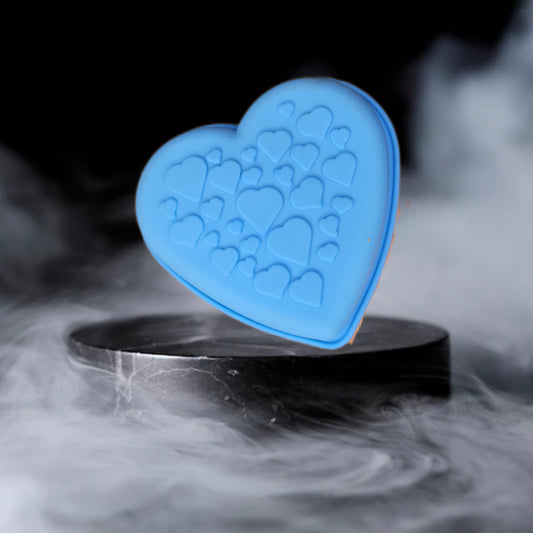 4 Inch Heart Shape Silicon Mould for multipurpose use (For Cakes, Chocolates and Candles)