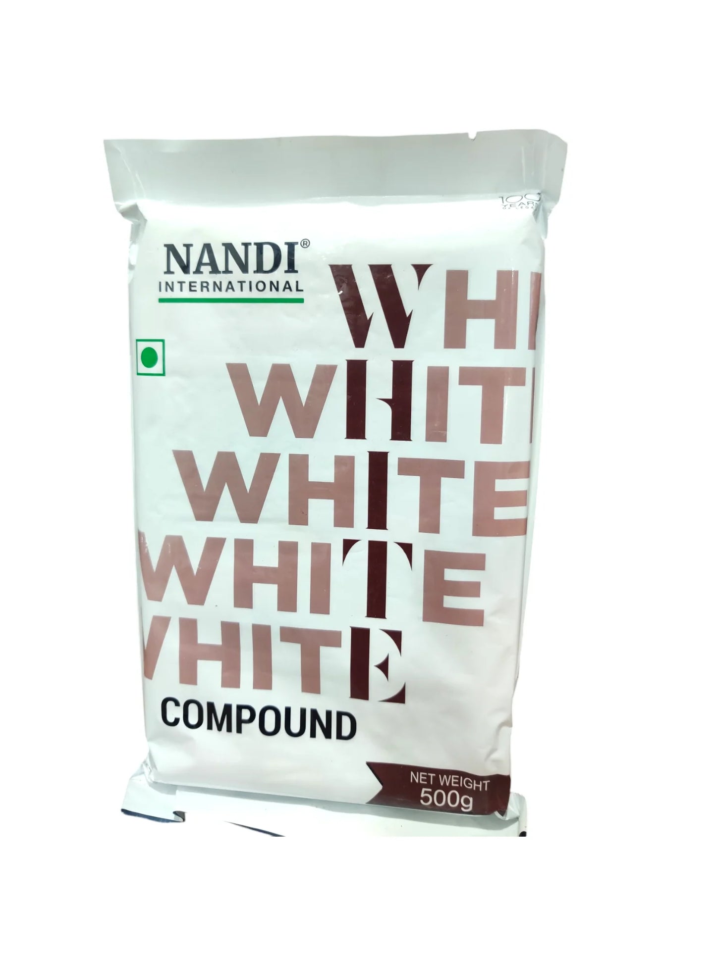 White Flavoured Chocolate Compound | Nandi – 500gms | Perfect for Chocolates, Cakes & Desserts