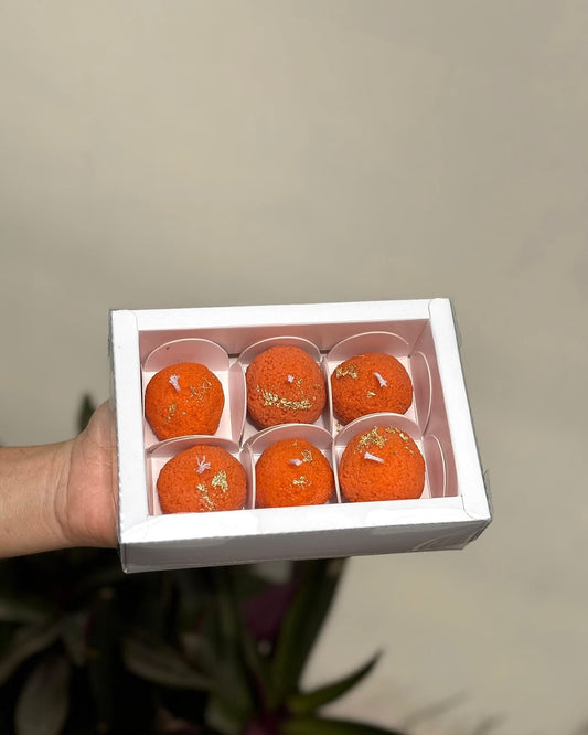 6 Cavity Multi-Purpose Chocolate Box | Gift Box for Chocolates, Candles, Truffles, Mithai (Pack of 10)