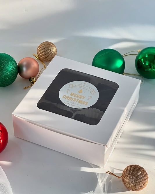 4 Brownie Box (Mixed Colour) | Pack of 10 | 4 Brownie Boxes set of 10