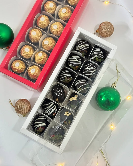 12 Cavity Multi-Purpose Chocolate Box | Gift Box for Chocolates, Candles, Truffles, Mithai (Pack of 10)