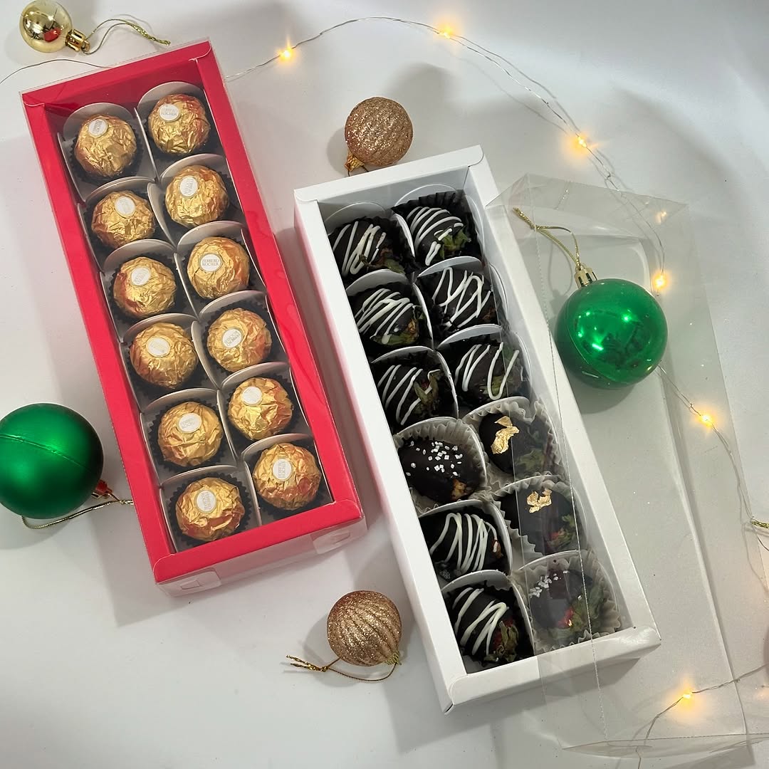 12 Cavity Multi-Purpose Chocolate Box | Gift Box for Chocolates, Candles, Truffles, Mithai (Pack of 10)