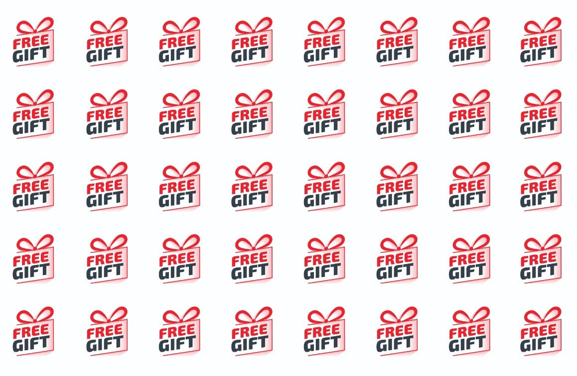Free Gift Tag/ Stickers (1.5 inch) Round Cut