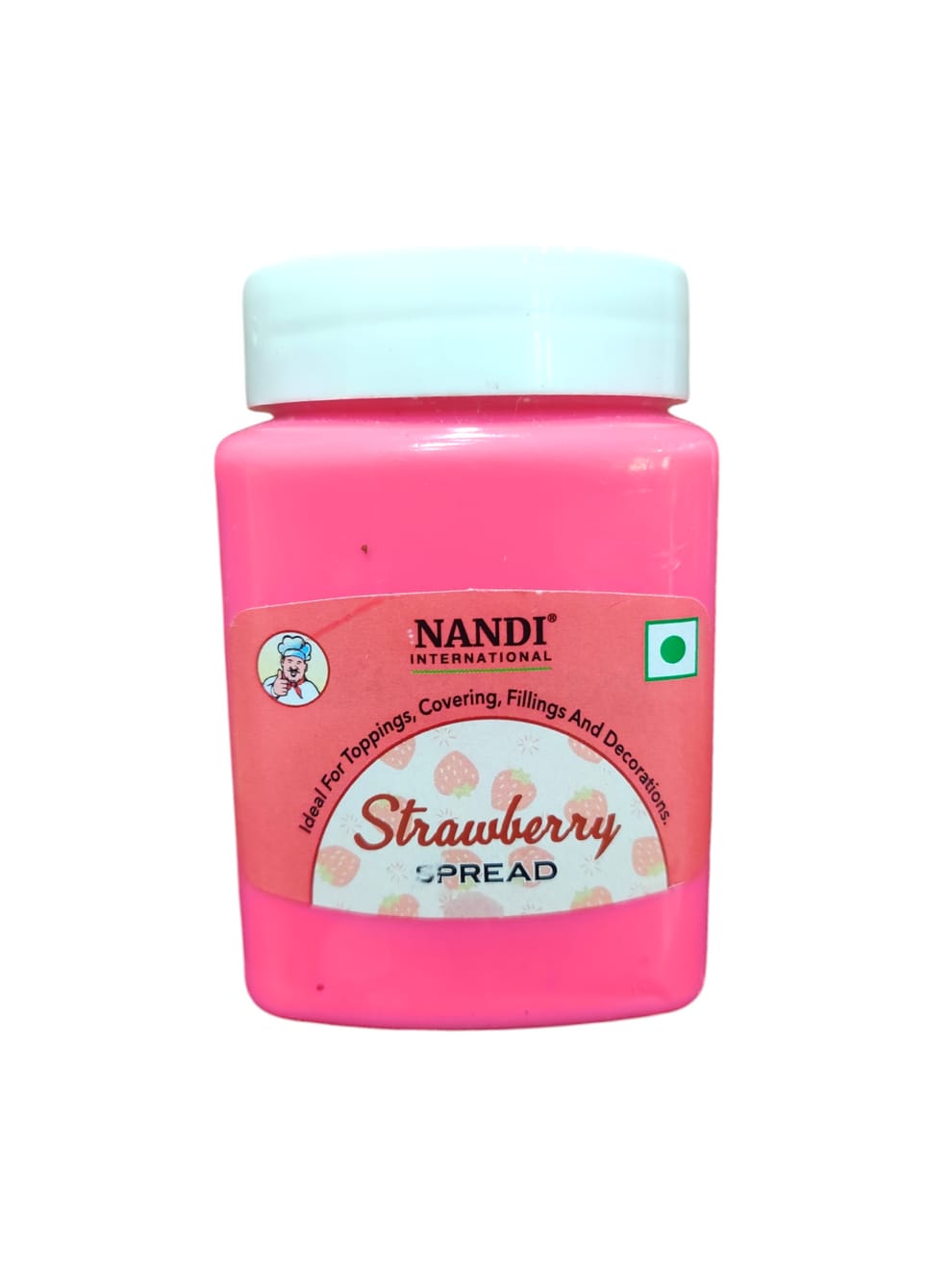 Nandi Strawberry Spread for Chocolate Filling & Cake decorations (200gm) (Expiry - Oct 2026)