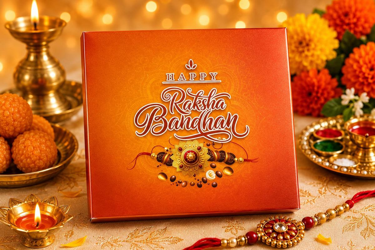 Happy Rakshabandhan 9 Cavity Chocolate Box (Pack of 5)
