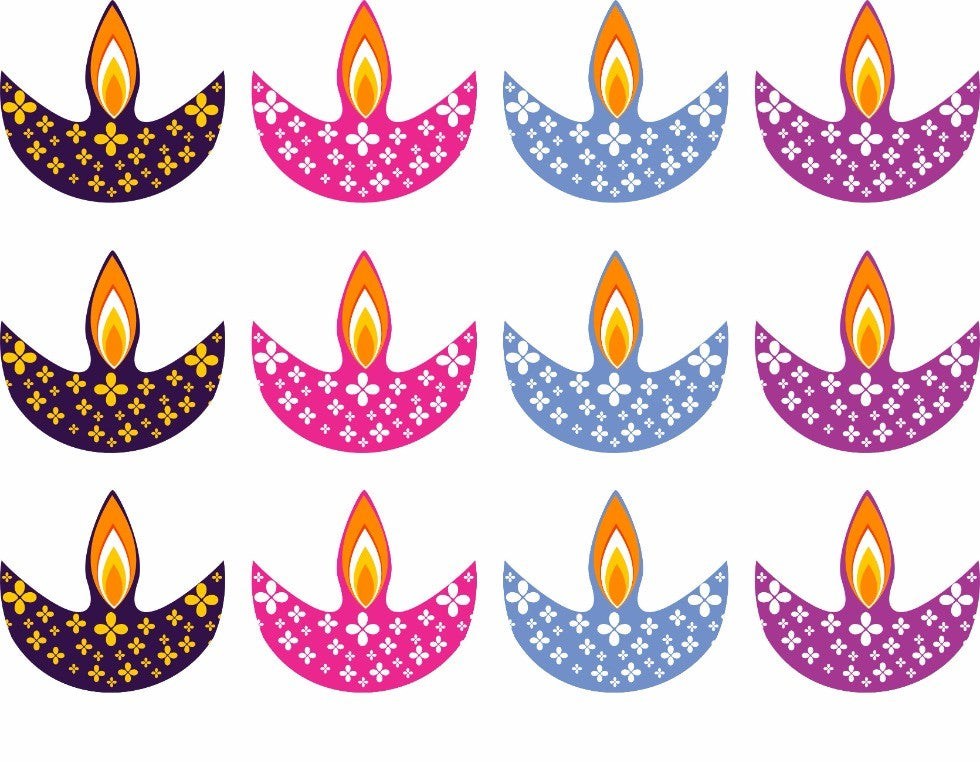 Big Diya Stickers for Big Diya Chocolate mould