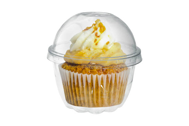 Transparent Cupcake Container with Dome Lid | Muffin & Dessert Packaging Box | Clear Plastic Cupcake Holder for Bakery, Pastry & Takeaway