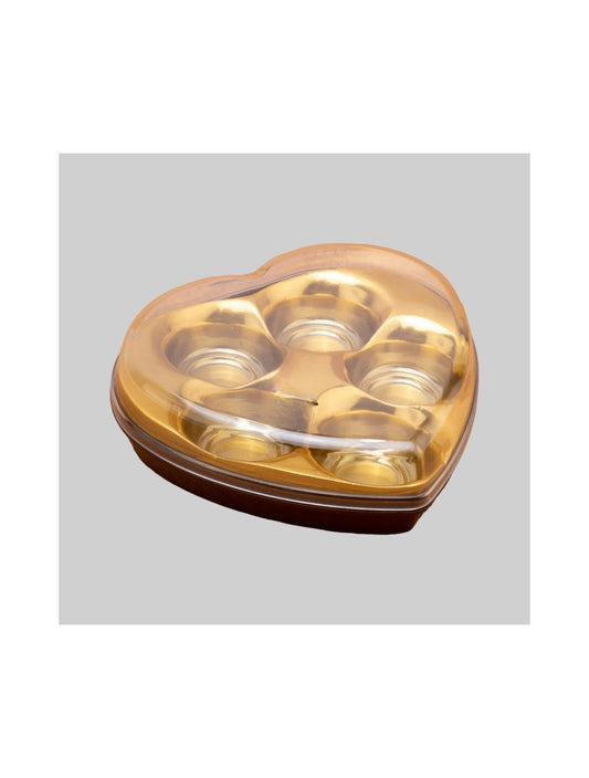 5 Cavity Acrylic Box for Chocolates & Truffles (Set of 10) Ferrero Rocher Chocolate Box