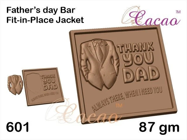 Mould 601 FATHER’S DAY | Father's Day Special Chocolate Bar Mould