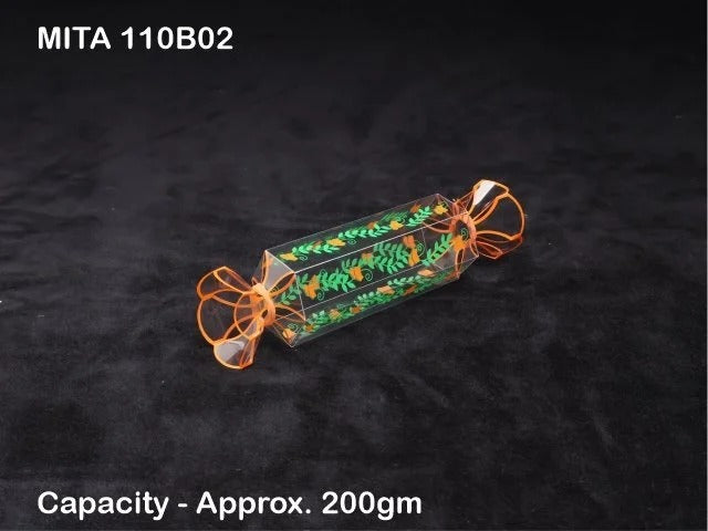 110B02 Pack of 10 | Candy-Shaped Gift Boxes with love Design | PVC Chocolate Box | Gift Box | Goodie Box