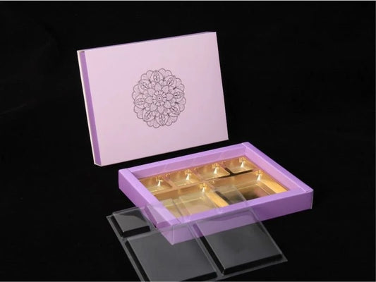 12 Cavity Pastel Box Outer (4×3) Pack of 5 (3 Variants)