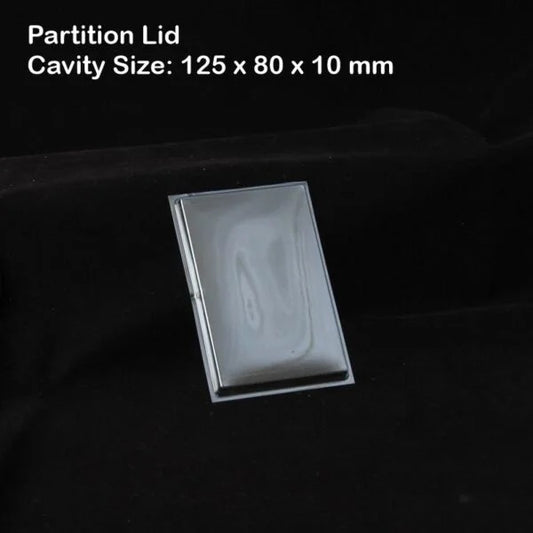 Partition Tray & Lid Pack of 10 for 6 Cavity Chocolate Boxes | Single Cavity Tray & lid for 6 cavity chocolate box