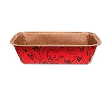 Plumpy Cake Green & Red 450gm Pack of 10 | Rectangle Bake and Serve Tray