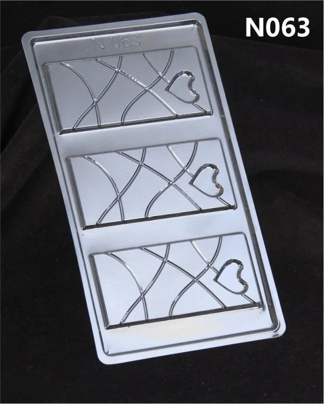 Designer Love Chocolate Bar Mould 063 (50-60gm)