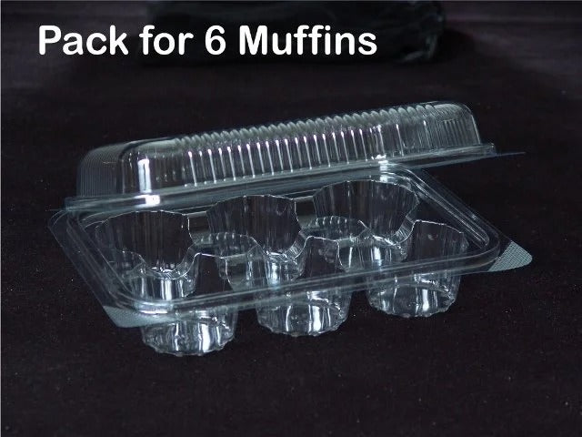 003-MF05 | 6 Muffin Box | Dia. 45 mm | Pack of 10 & 25 | 6 Muffin Boxes