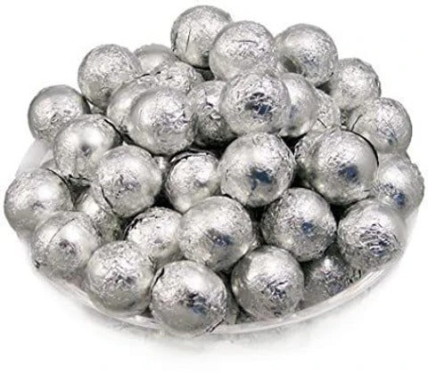 Silver Medium Chocolate Foil Wrapping Paper (Approx 300 pcs)
