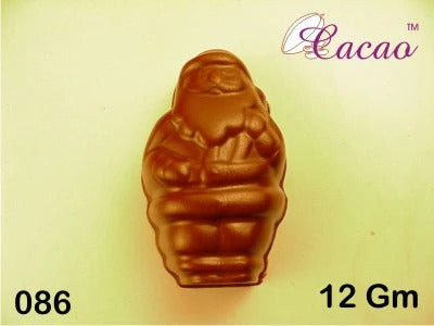 Mini Santa Cacao Mould 086 | Cavity Size Santa Mould - 9gm