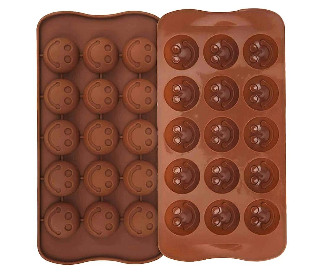Smiley Shape Silicon Chocolate Mould | Smiley Chocolate Mould Silicon