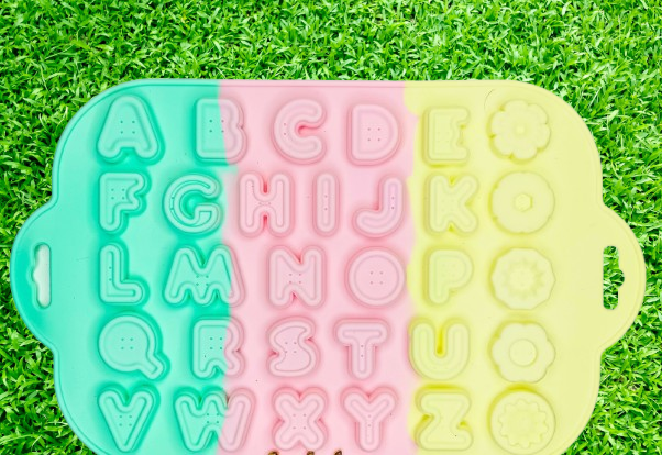 Designer Alphabet Silicon Chocolate Letter Mould