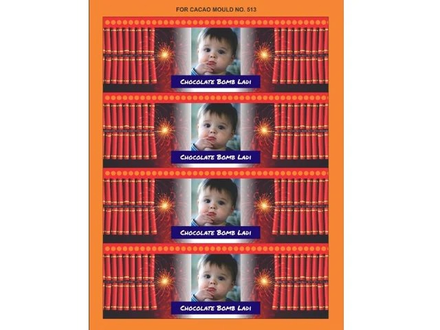 Big ladi Full wrap Sticker (4 stickers per sheet)