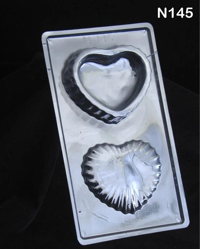 Mould N145 | Heart Gift Box & Lid Mould | Heart Gift Box Plastic Mould