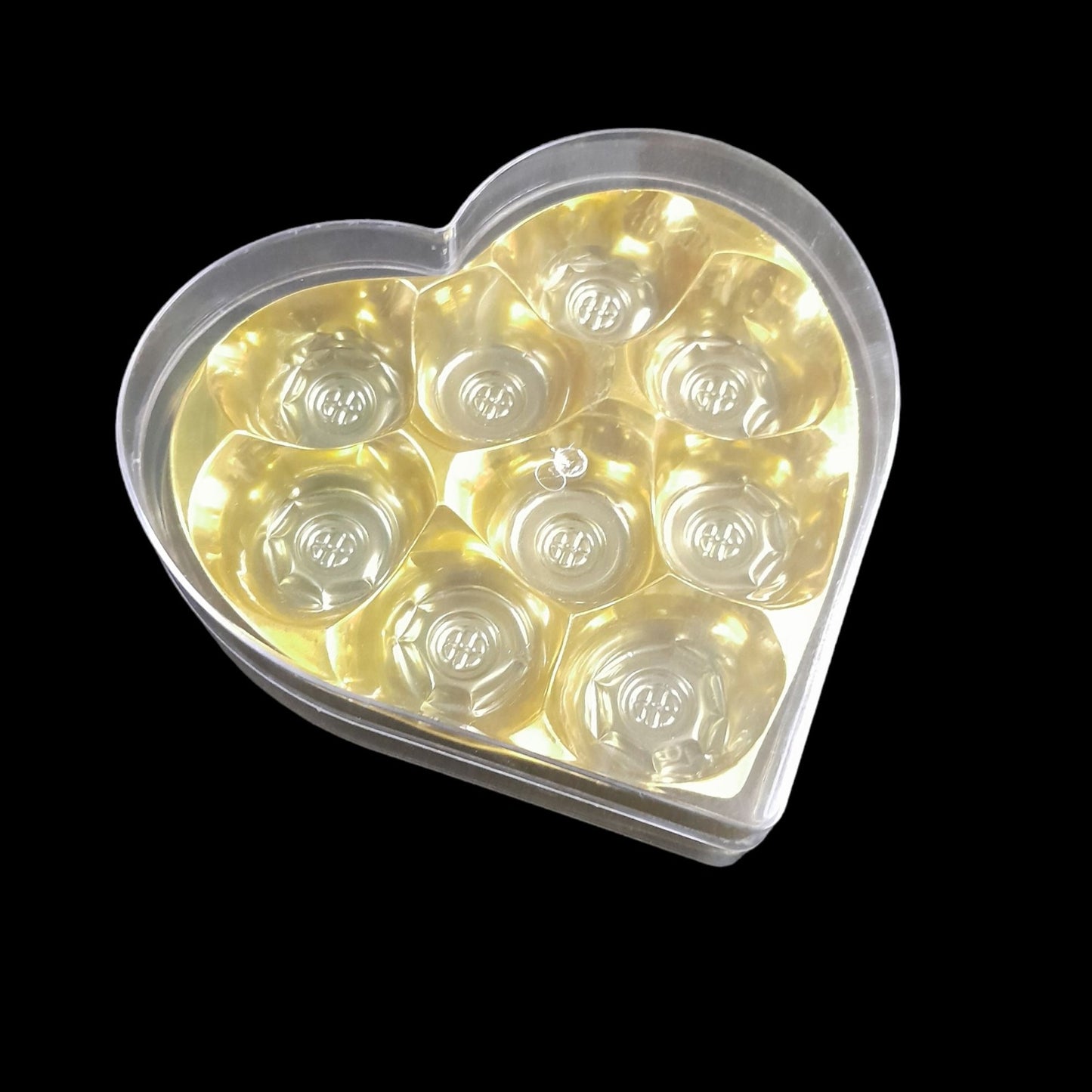 9 Cavity Acrylic Boxes for Chocolates & Truffles (Set of 10) Ferrero Rocher Chocolate Box