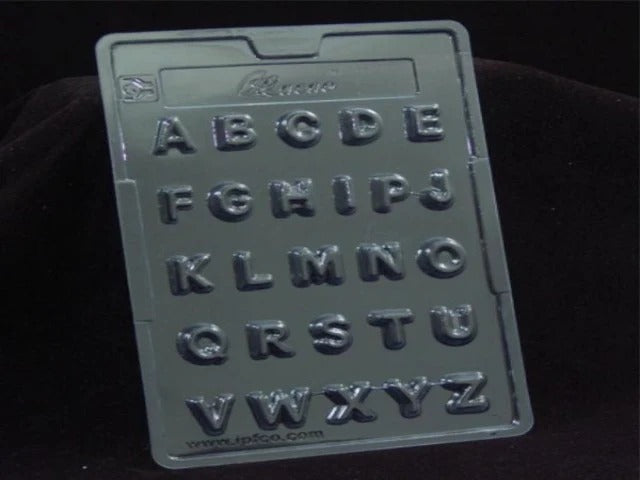 A-Z Alphabet Mould 2-3 gm